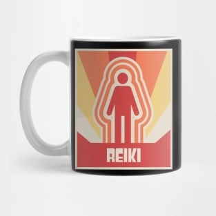 Retro Vintage Chakra Qi Reiki Mug